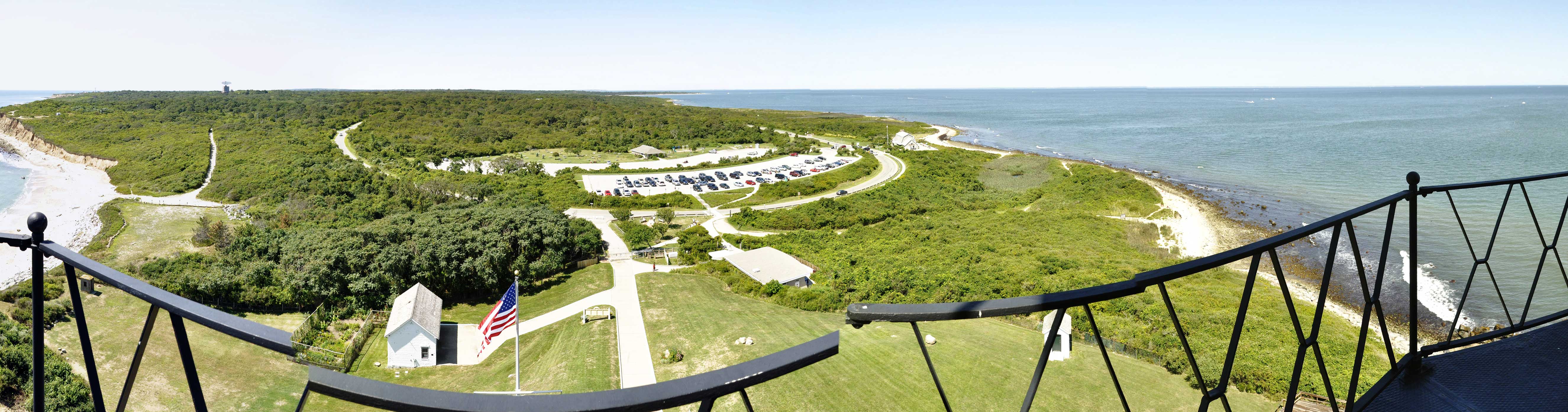 Panorama view from Montauk Lighthouse